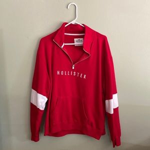 Hollister quarter zip up